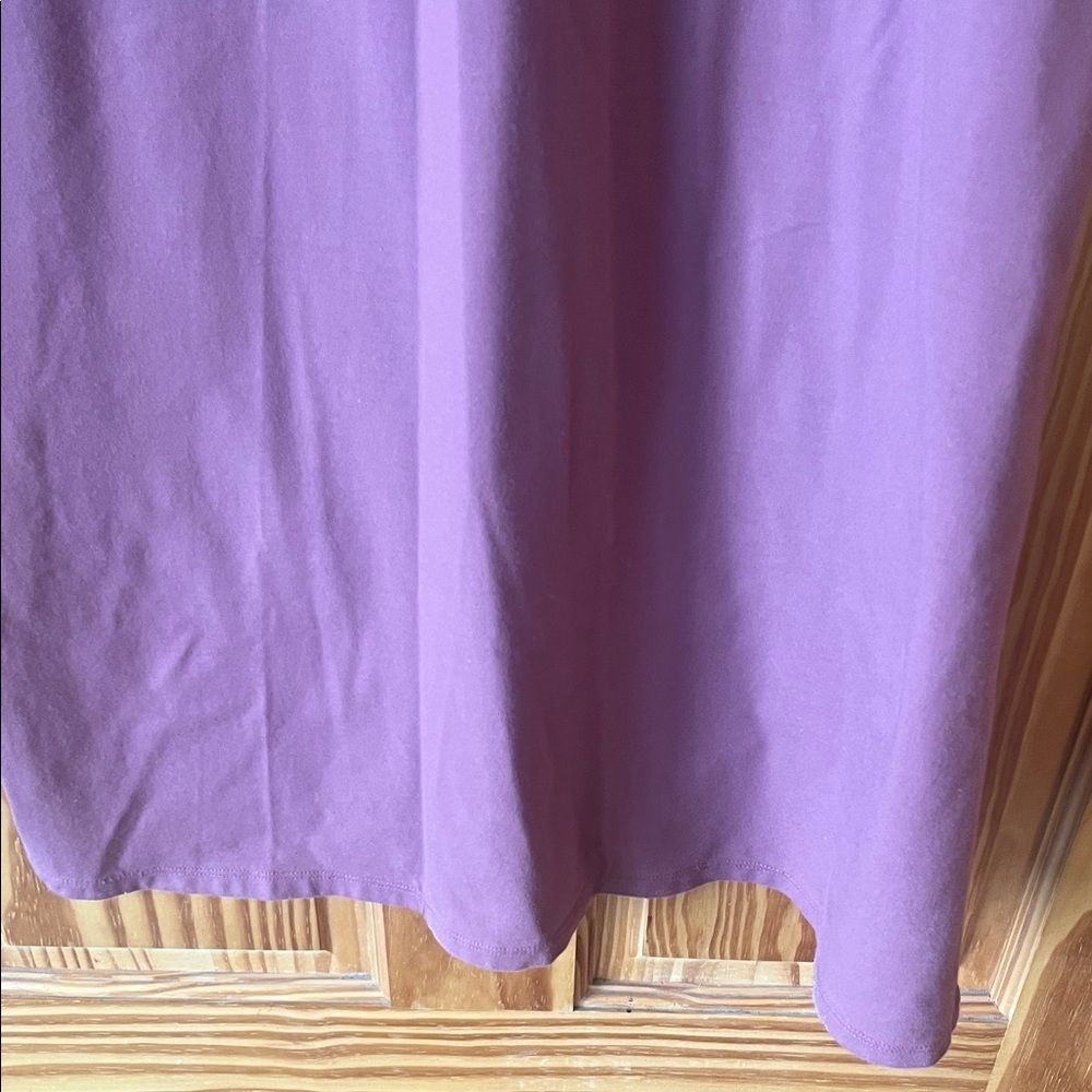 Athleta Essentials Mauve Sleeveless Purple Midi Dress - Picture 5 of 7